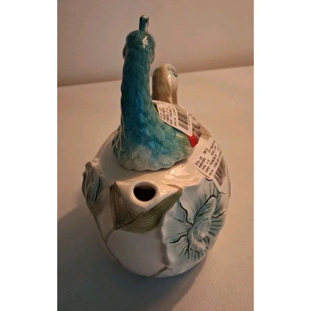 Edie Rose Home Peacock Collection Teapot Rachel Bilson 4 Cup
